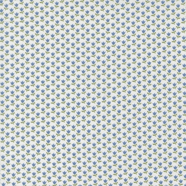 Cat Named Stitch by MODA - Cream Blue  June  